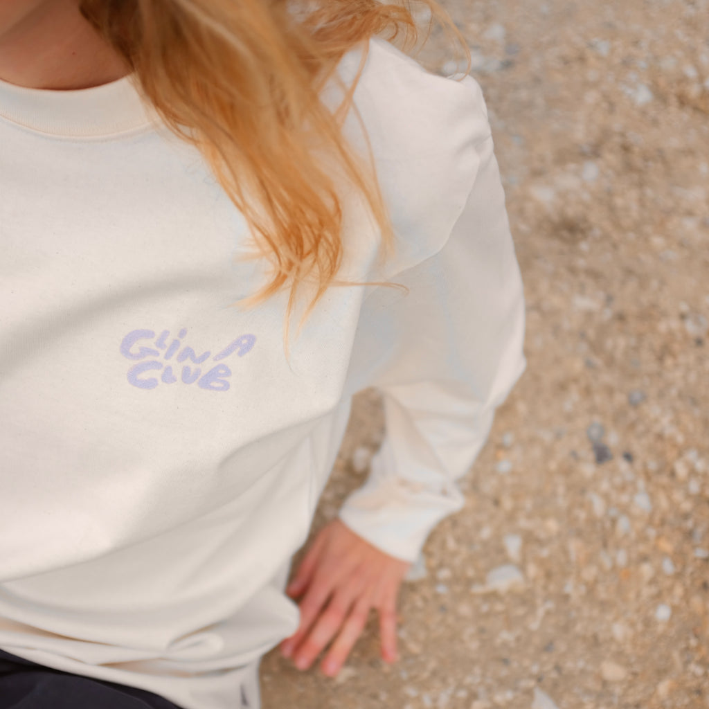longsleeve kremowy